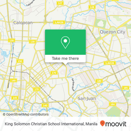 King Solomon Christian School International map