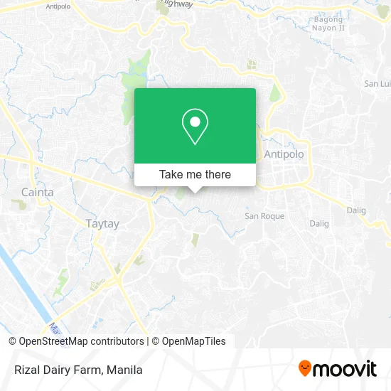 Rizal Dairy Farm map