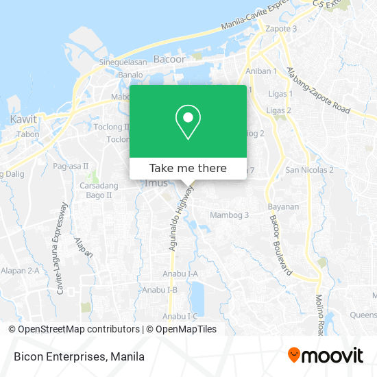 Bicon Enterprises map