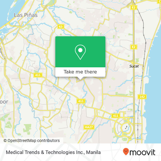 Medical Trends & Technologies Inc. map
