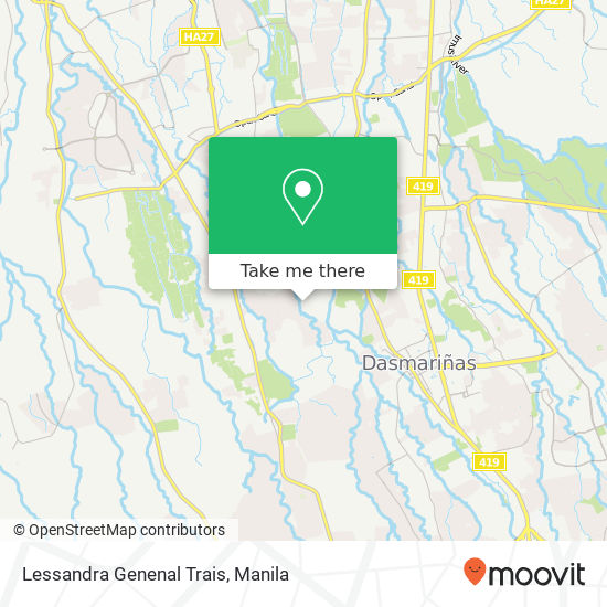 Lessandra Genenal Trais map