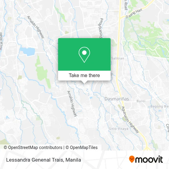 Lessandra Genenal Trais map