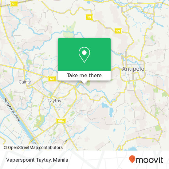 Vaperspoint Taytay map