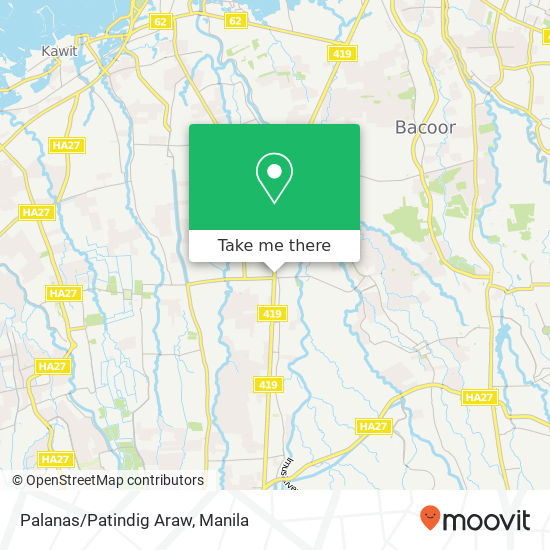 Palanas/Patindig Araw map