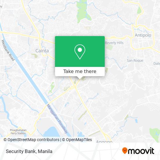 Security Bank map