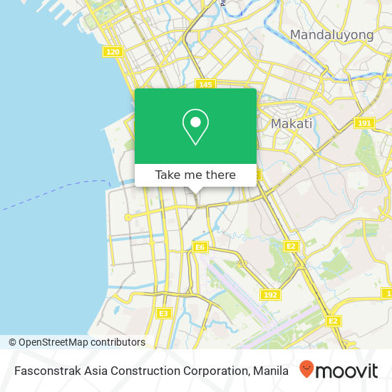 Fasconstrak Asia Construction Corporation map