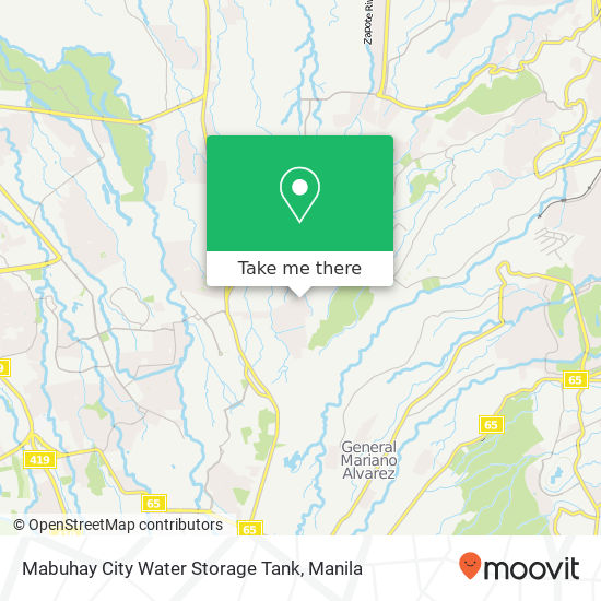 Mabuhay City Water Storage Tank map