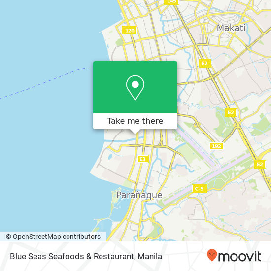 Blue Seas Seafoods & Restaurant map