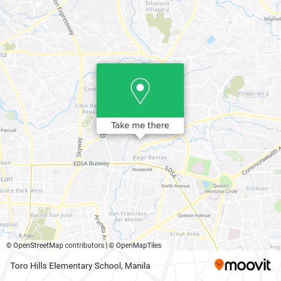 Toro Hills Elementary School map