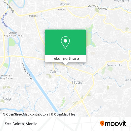 Sss Cainta map