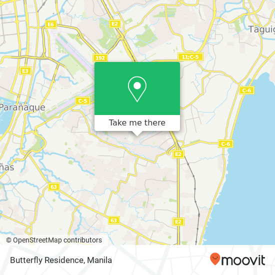 Butterfly Residence map