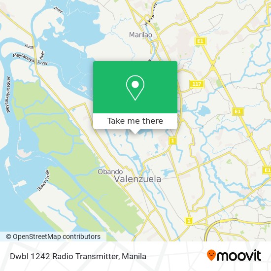 Dwbl 1242 Radio Transmitter map