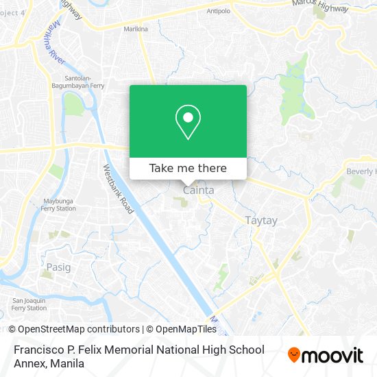 Francisco P. Felix Memorial National High School Annex map