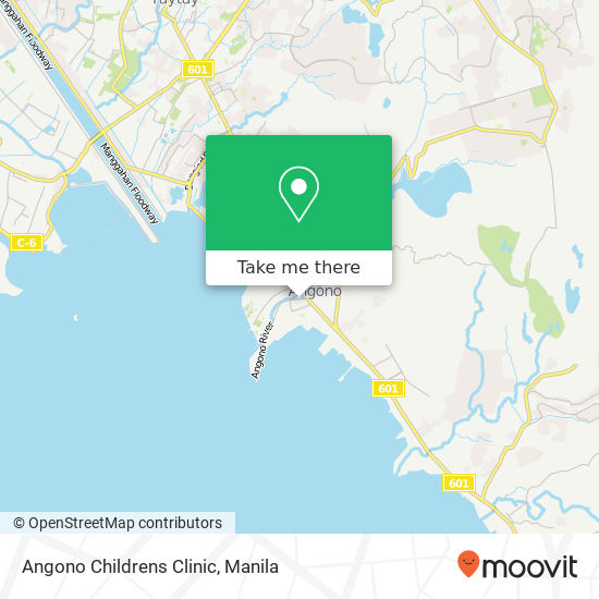 Angono Childrens Clinic map
