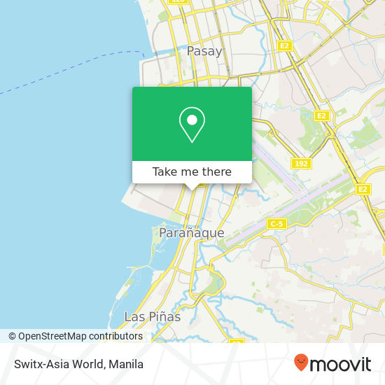 Switx-Asia World map