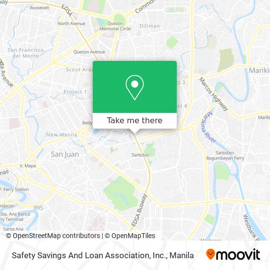 Safety Savings And Loan Association, Inc. map