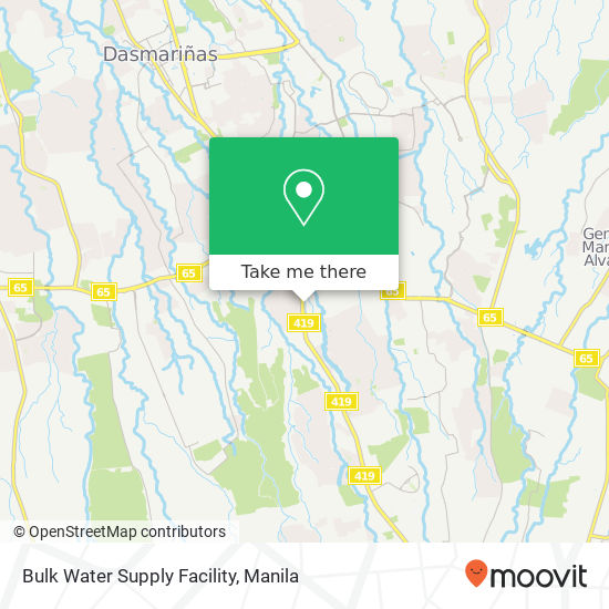 Bulk Water Supply Facility map