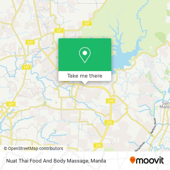 Nuat Thai Food And Body Massage map