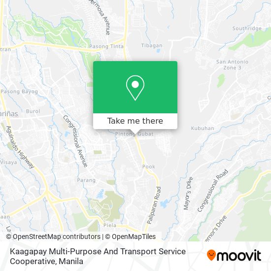 Kaagapay Multi-Purpose And Transport Service Cooperative map