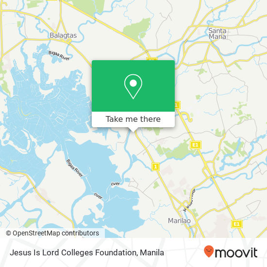 Jesus Is Lord Colleges Foundation map