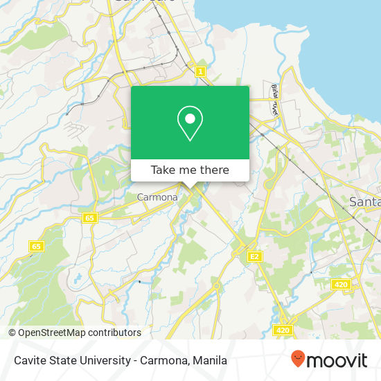 Cavite State University - Carmona map