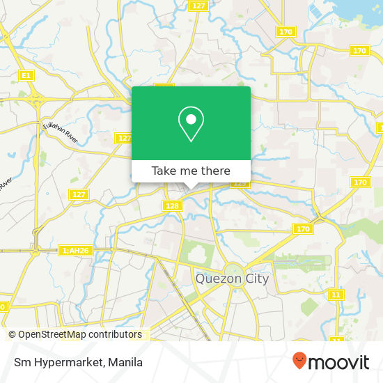 Sm Hypermarket map