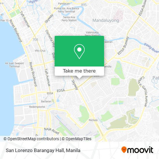 San Lorenzo Barangay Hall map