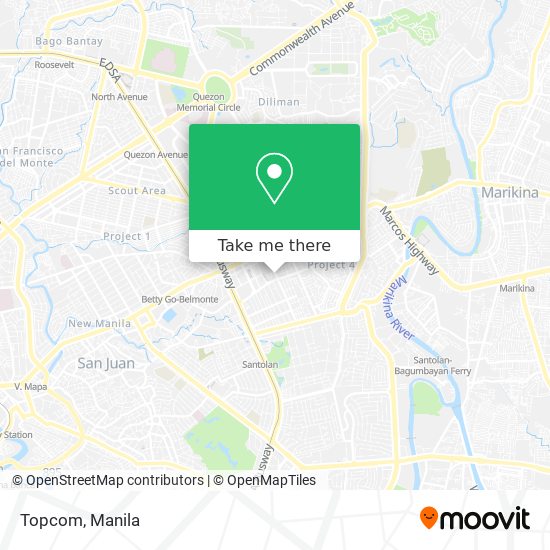 Topcom map