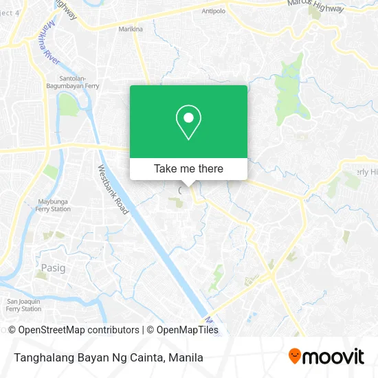 Tanghalang Bayan Ng Cainta map