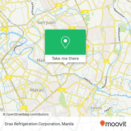 Dras Refrigeration Corporation map