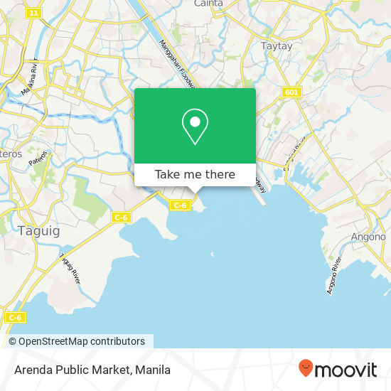 Arenda Public Market map