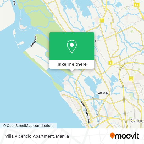Villa Vicencio Apartment map