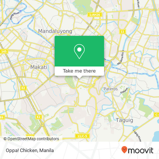 Oppa! Chicken map