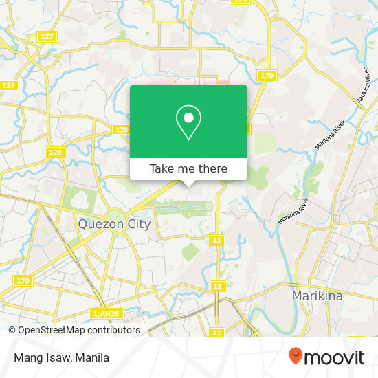 Mang Isaw map
