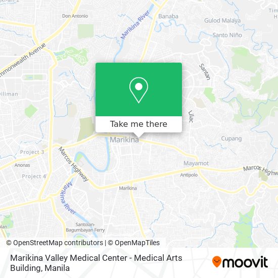 Marikina Valley Medical Center - Medical Arts Building map