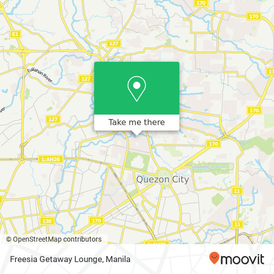 Freesia Getaway Lounge map