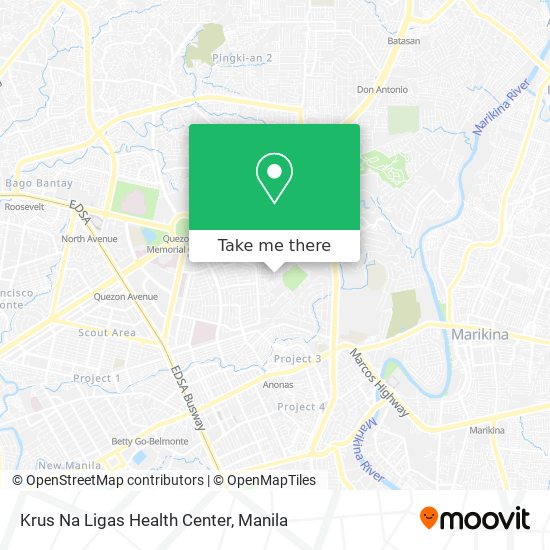 Krus Na Ligas Health Center map