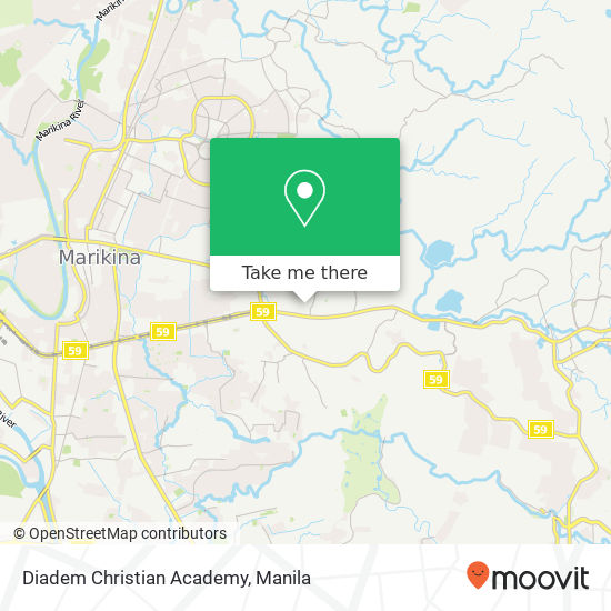 Diadem Christian Academy map