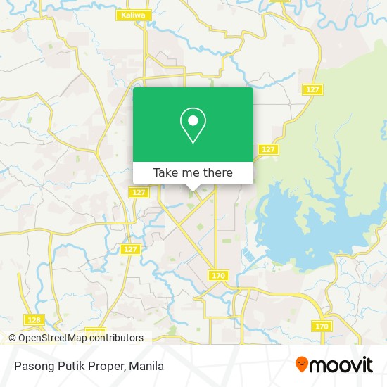 Pasong Putik Proper map