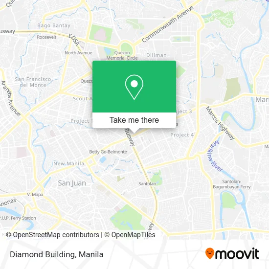 Diamond Building map