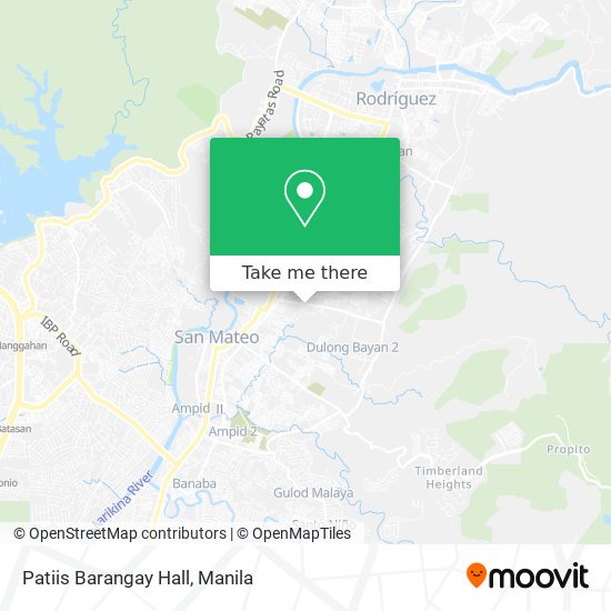 Patiis Barangay Hall map