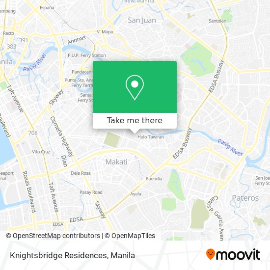 Knightsbridge Residences map