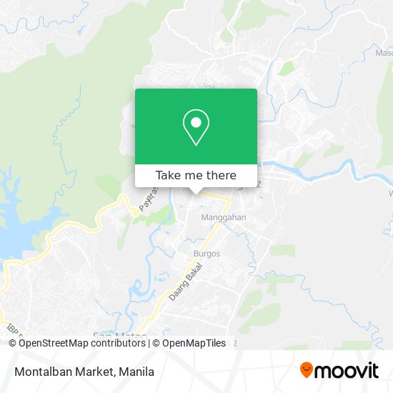Montalban Market map