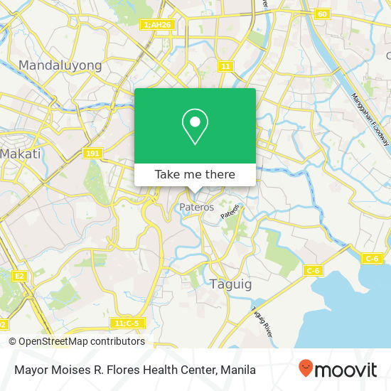Mayor Moises R. Flores Health Center map