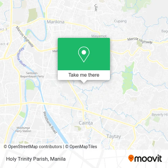 Holy Trinity Parish map