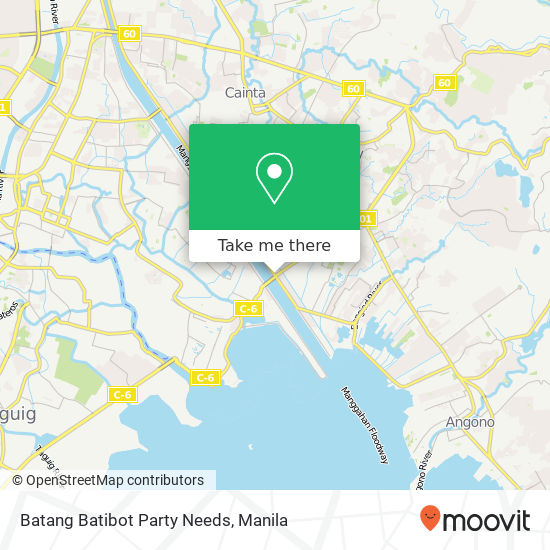 Batang Batibot Party Needs map