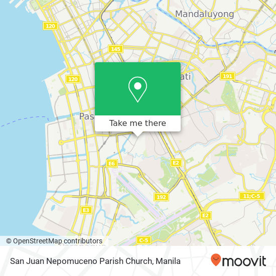 San Juan Nepomuceno Parish Church map