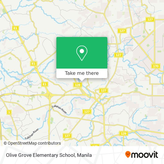 Olive Grove Elementary School map