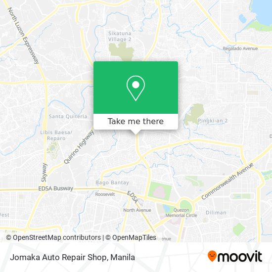 Jomaka Auto Repair Shop map