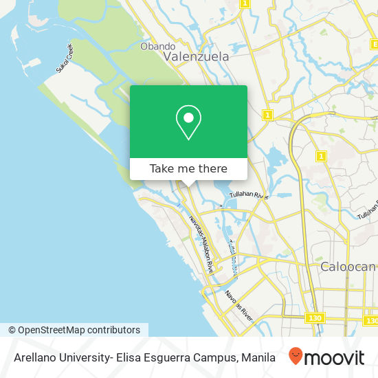 Arellano University- Elisa Esguerra Campus map